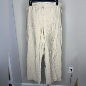 Ann Taylor Factory Beige Linen Trousers